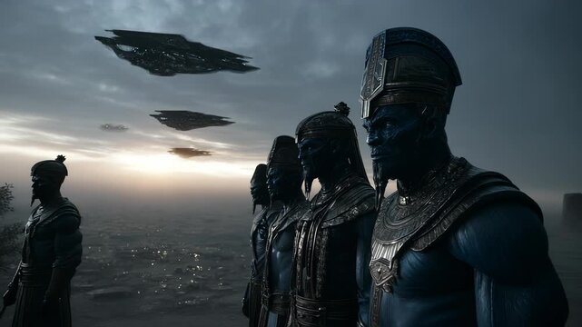 Ancient civilization generated by artificial intelligence