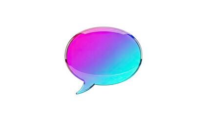 Gradient Speech Bubble Icon