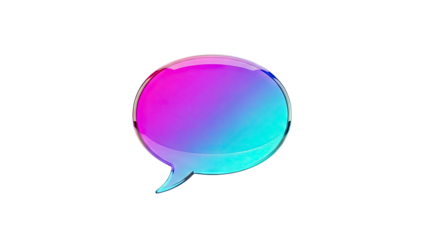 Gradient Speech Bubble Icon
