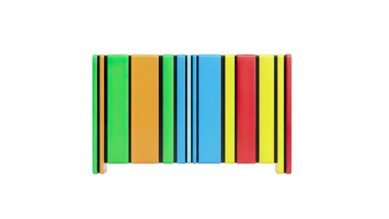 Colorful Barcode Furniture