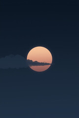 moon and clouds