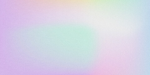Soft gradient abstract background with grainy texture, blending pastel hues (purple, pink, mint, blue) in a subtle, textured noise effect.