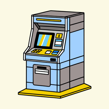 Modern atm machine