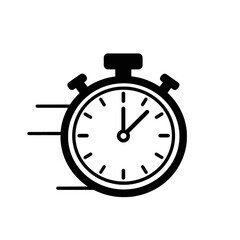 Obraz premium Vector Icon of a Classic Stopwatch.