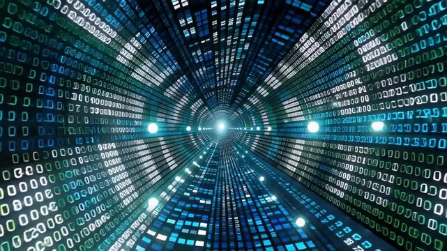 Technology-sensitive data tunnel background material
