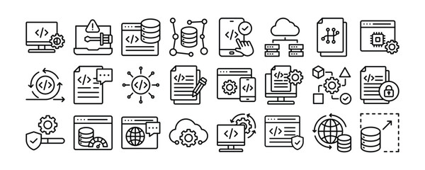 Software and Tools icon collection. Containing design technology, design, computer, digital, application, developer  © Dawiyyah