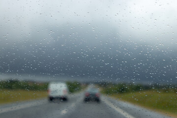 D&iacute;a de lluvia en la ruta