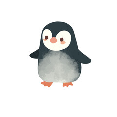 Fototapeta premium Baby Penguin Illustration