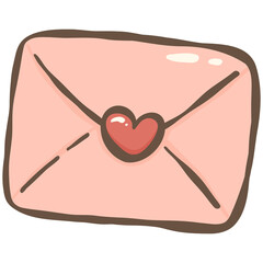 Pink envelope 