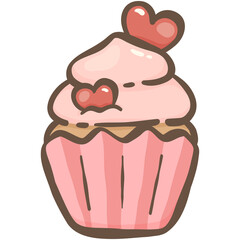 Valentine cupcake 