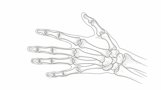 human hand skeleton anatomy