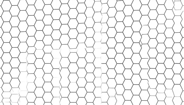 Intricate hexagonal pattern background with a complex network of interconnected cells, abstract design.
