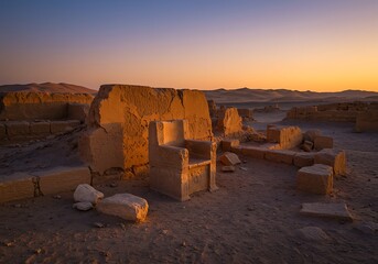 Desert Echoes at Dusk