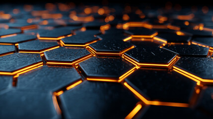Technology hexagon concept design