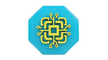 Abstract Circuit Board Icon