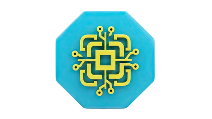 Abstract Circuit Board Icon