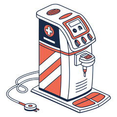 Emergency medical machine