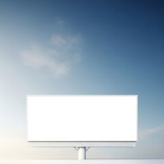 Obraz premium Blank Billboard Against Blue Sky 3.