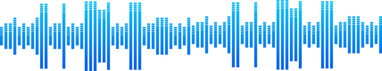 abstract graphic representation of a waveform  audio sound wave
