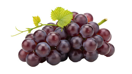 Fototapeta premium Bunch of grapes isolated on white background