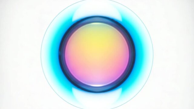 Abstract colorful blue background with circular vector design