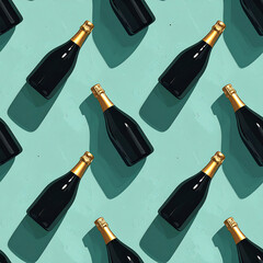 Sparkling Drink Bottle Pattern