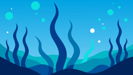 Underwater Coral Forest Vector