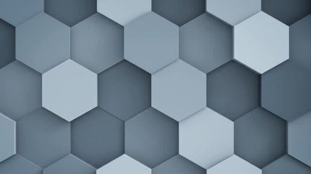 Minimalist Geometric Hexagon Pattern Subtle Tech Background