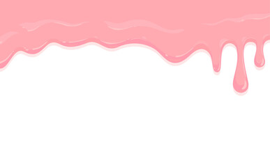 とろけるいちごチョコレートイラスト