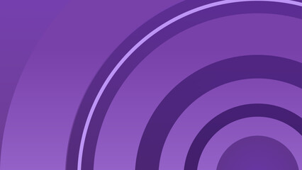 Layered purple and violet curved rings forming a sophisticated geometric pattern for modern branding and web design