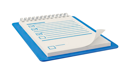 Clipboard with Checklist