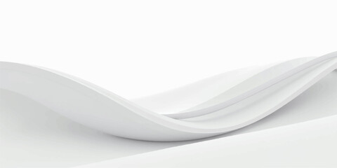 Obraz premium A dynamic business template featuring a white plastic spoon and fork over a wavy blue and gray vector backdrop with futuristic light curves and a digital texture design