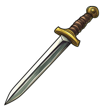 An illustration of a dagger