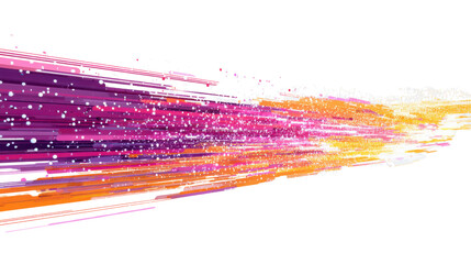 Abstract digital flow: Captivating visual representation of dynamic digital flow, showcasing the movement and direction of data through a vibrant and energetic color palette.