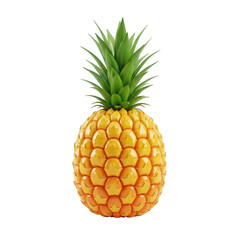 Fototapeta premium Pineapple, isolated on transparent background