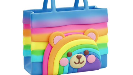 Rainbow Bear Tote Bag