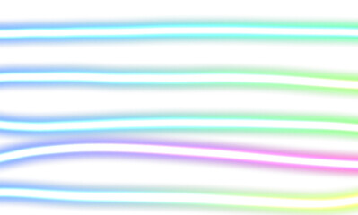 Abstract glowing neon light leaks film grain texture overlay effect background PNG.