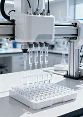 Modern Laboratory Equipment for Automated Liquid Handling and Sample Processing