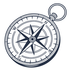 Obraz premium Vintage compass illustration