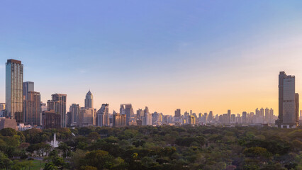 Bangkok city in the park, Thailand