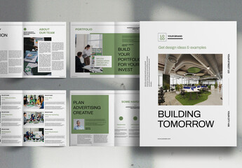Juniper Green Company Profile Promo Marketing Brochure Layout