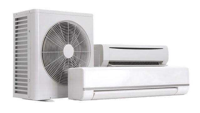 Modern air conditioning units display