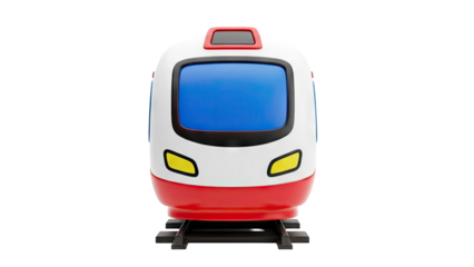 Cartoon Train Front View