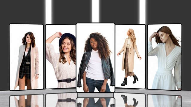 Fashion Outfit Lookbook Media Display Template