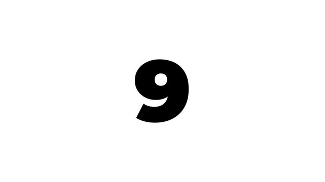 14-13-12-2-1-0 countdown text animation with Let&rsquo;s Go on black background. Dynamic start sequence for video intros, launches, events, games, and energetic motion graphics.