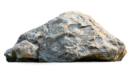 Obraz premium a rock isolated on white background.