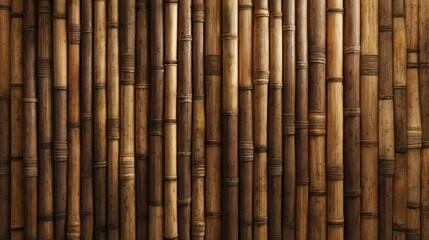 Bamboo wall texture