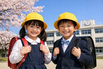 日本の小学一年生