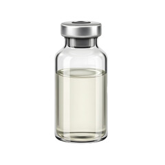 Sterile Glass Vial Containing Clear Liquid