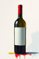 Obraz premium Crimson Wine, Silent Reflection Stillness